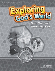 Exploring God's World - Test/Quiz Key