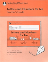 Letters and Numbers for Me - Teacher's Guide (old)