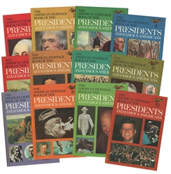American Heritage Books of the Presidents and Famous Americans - 12 Book Set