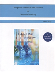Novare General Chemistry - Complete Solutions and Answers