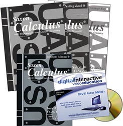 Saxon Calculus - Home School Bundle with DIVE CD