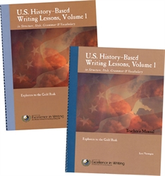 U.S. History-Based Writing Lessons Volume 1 - Set (old)