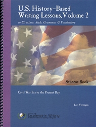 U.S. History-Based Writing Lessons Volume 2 - Student Book (old)
