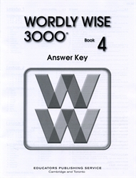 Wordly Wise 3000 Book 4 - Answer Key (old)
