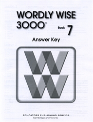 Wordly Wise 3000 Book 7 - Answer Key (old)