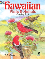 Hawaiian Plants and Animals - Coloring Book