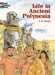 Life in Ancient Polynesia - Coloring Book