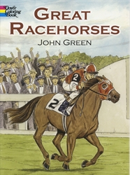 Great Racehorses - Coloring Book