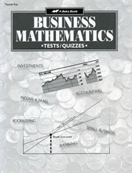 Business Mathematics - Test/Quiz Key (old)