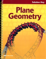 Plane Geometry - Solution Key