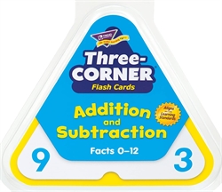 Three-Corner Flash Cards: Addition and Subtraction