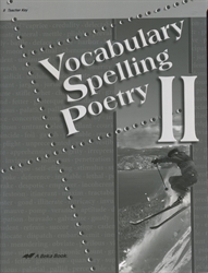 Vocabulary, Spelling, Poetry II - Quiz Key (really old)