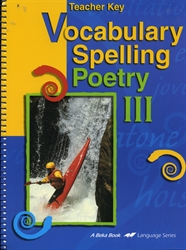 Vocabulary, Spelling, Poetry III - Teacher Key (old)