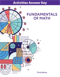 Fundamentals of Math - Student Activities Teacher Edition