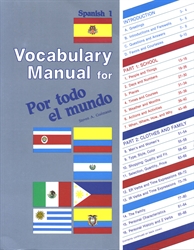 Spanish 1 - Vocabulary Manual (old)