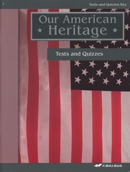 Our American Heritage - Test/Quiz Key (really old)