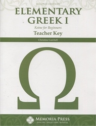 Elementary Greek Year One - Teacher Key