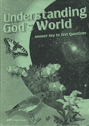 Understanding God's World - Answer Key (really old)