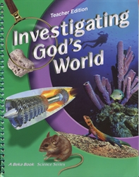 Investigating God's World - Teacher Edition (old) - Exodus Books