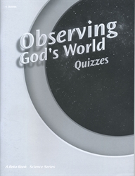 Observing God's World - Quiz Book (old)