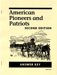 American Pioneers and Patriots - Answer Key