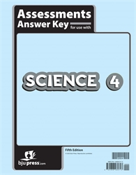 Science 4 - Assessments Answer Key