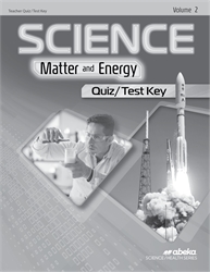 Science: Matter and Energy - Test & Quiz Key Volume 2