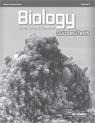 Biology: God's Living Creation - Quiz and Test Book Volume 2