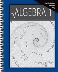 Christian Light Math - Algebra 1 Solution Key 1-5
