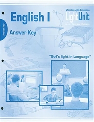 Christian Light Language Arts -  English 1 Answer Key LightUnit 901-905