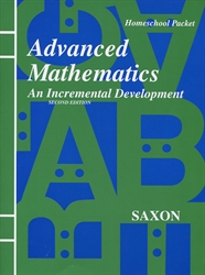 Saxon Advanced Math - Answer Key only