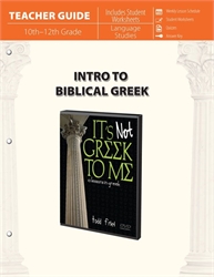 Intro to Biblical Greek - Teacher Guide