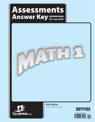 Math 1 - Assessments Answer Key