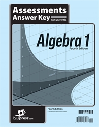 Algebra 1 - Assessments Answer Key