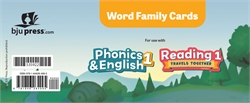 Reading 1 - Word Family Cards