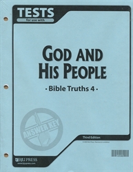 Bible Truths 4 - Test Answer Key (really old)