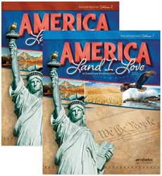 America: Land I Love - Teacher Edition Volumes 1 & 2