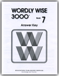 Wordly Wise 3000 Book 7 - Answer Key - 9780838828519