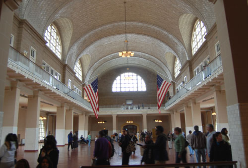 Inside Ellis Island