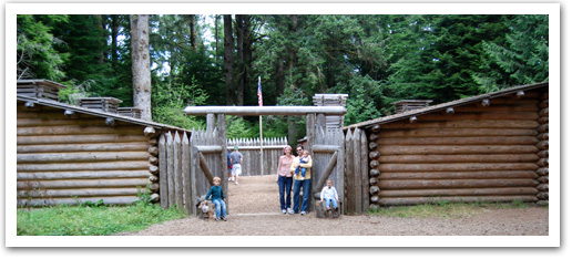 Family at Ft. Clatsop