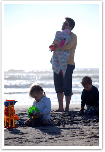 Family on the Beach