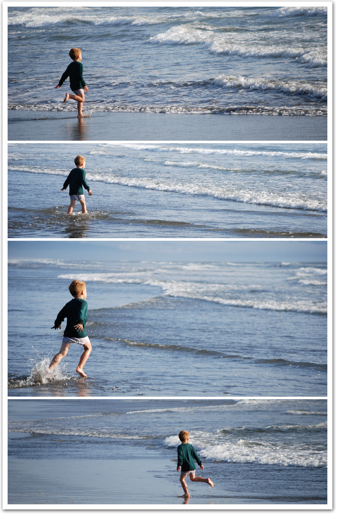 A Big Boy Enjoys the Waves