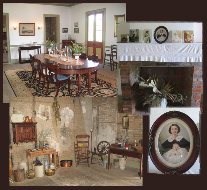 dining room collage
