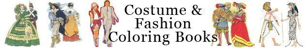 Costume & Fashion Coloring Books