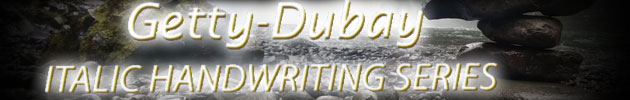 Getty-Dubay™ Italic Handwriting