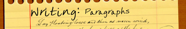 Writing: Paragraphs