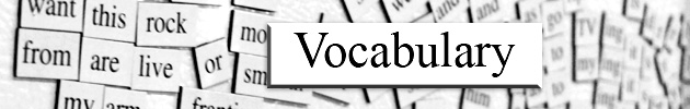 Vocabulary