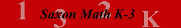 Saxon Math K-3