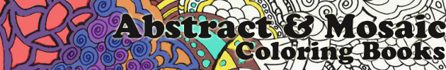 Abstract & Mosaic Coloring Books