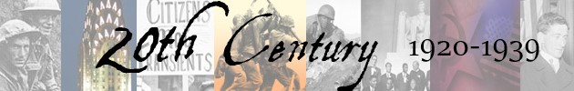 20th Century: 1920-1939